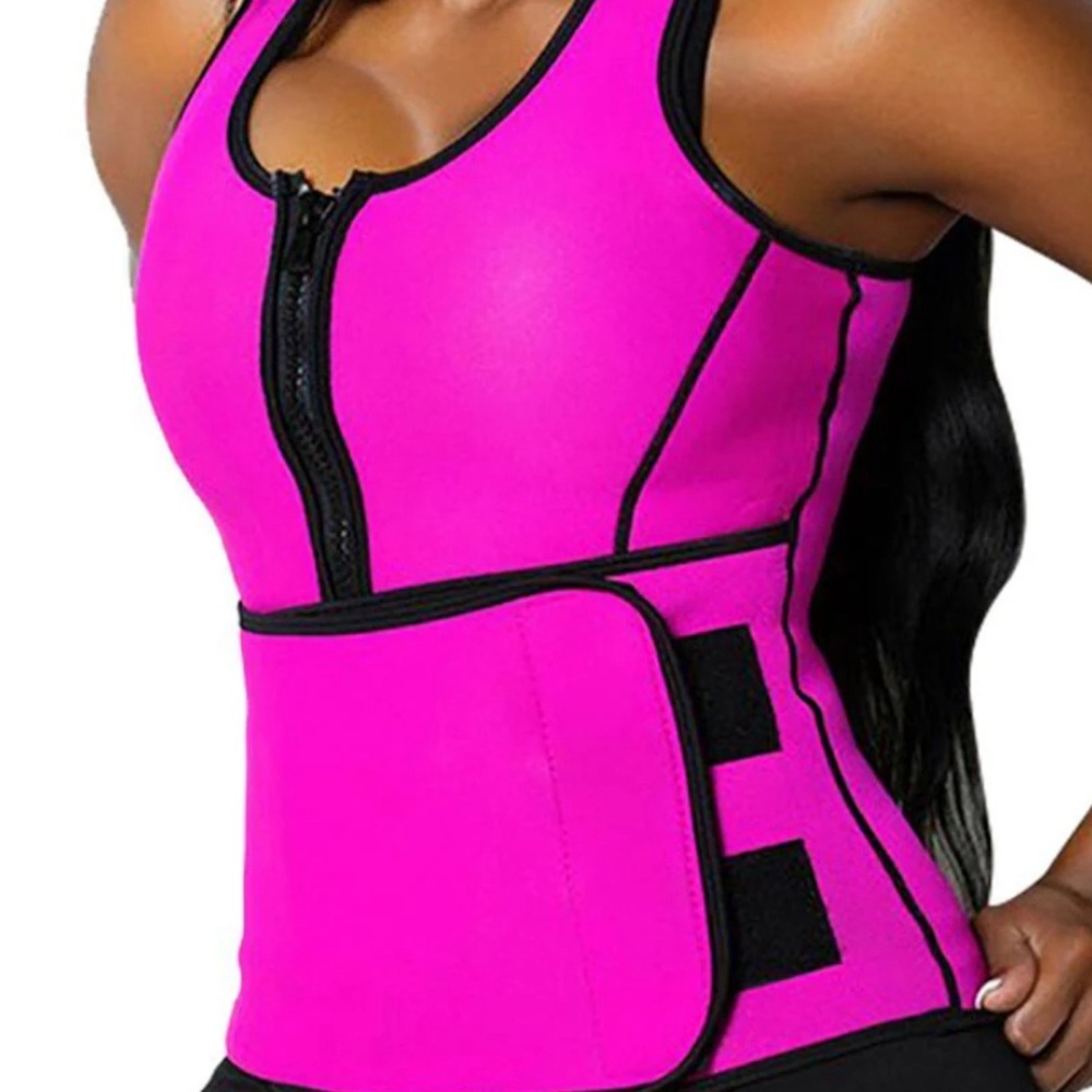 Neoprene waist trainer belt Zip-Up and cell phone holder up to 7X on request